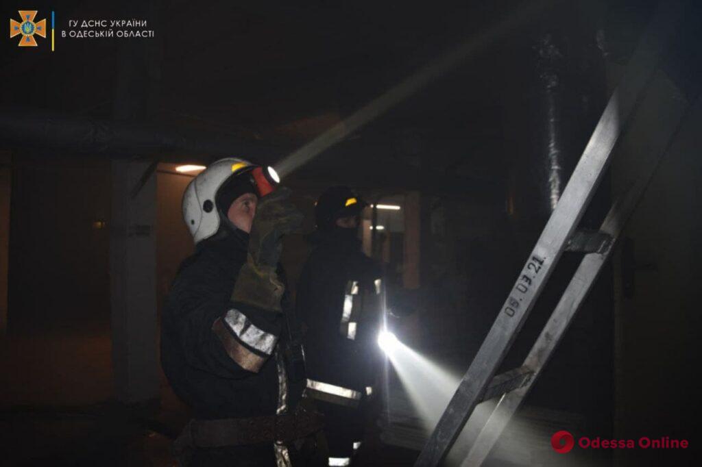 В Одессе горело здание Морской академии 
