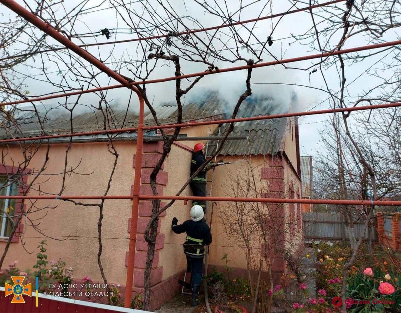 В Измаильском районе из-за короткого замыкания в частном доме произошел пожар