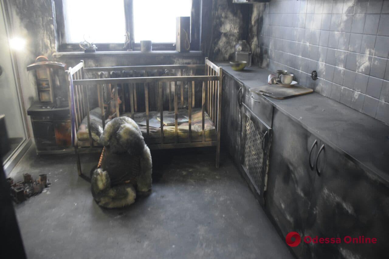 В пожарной части на Таирова открыли класс со сгоревшей комнатой