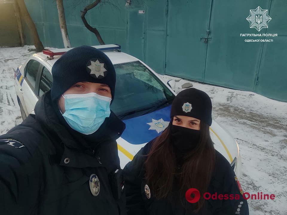 Одесские патрульные помогли оперативно доставить в больницу двухлетнего малыша