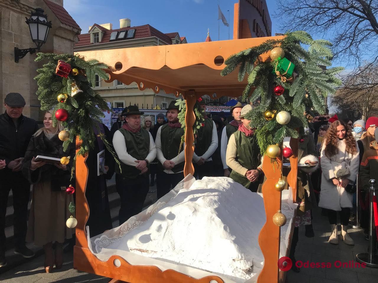 Рождественская ярмарка: в Одессе установили сладкий рекорд