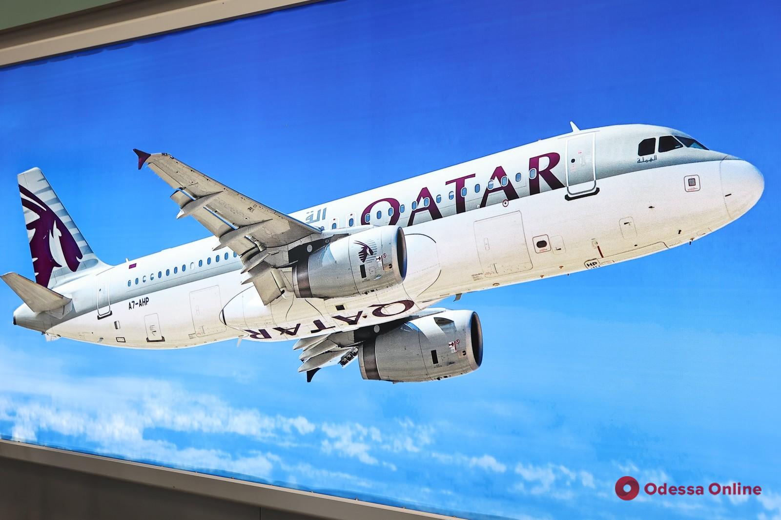 Одесский аэропорт принял первый рейс Qatar Airways