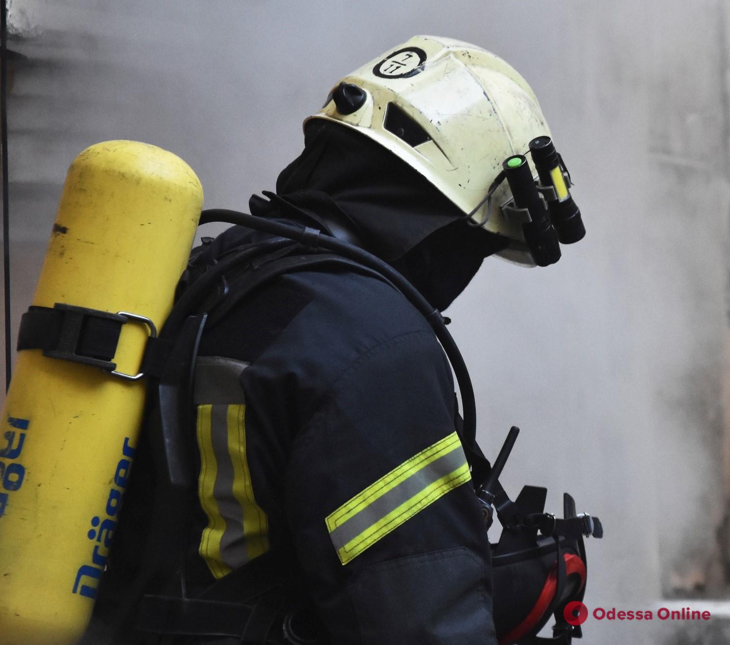 В Одесской области мужчина получил ожоги во время тушения пожара