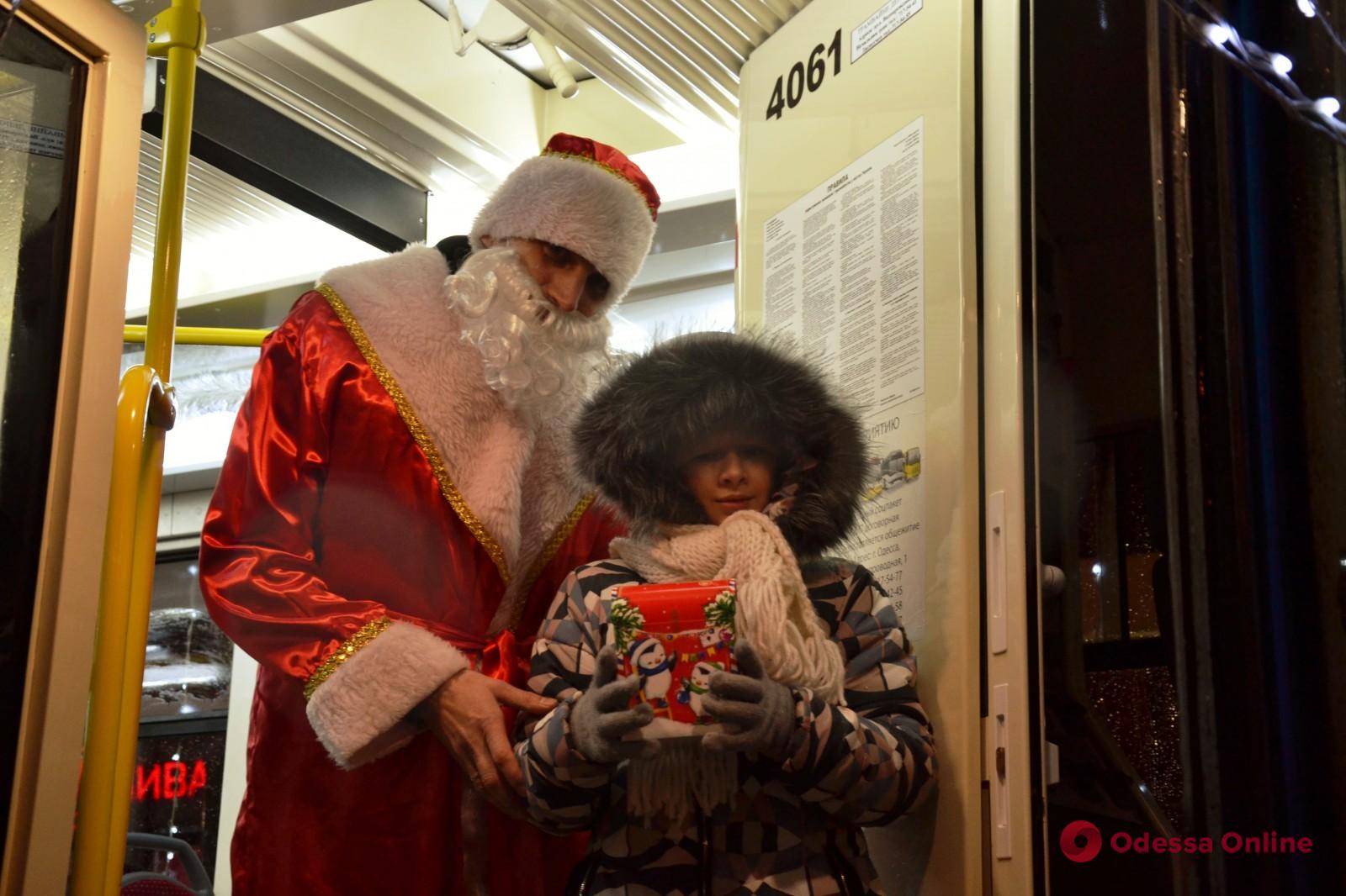 В Одессе пройдет Рождественский парад трамваев и электробусов