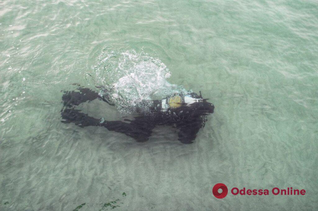 Накануне крещенских купаний водолазы обследуют дно одесских пляжей