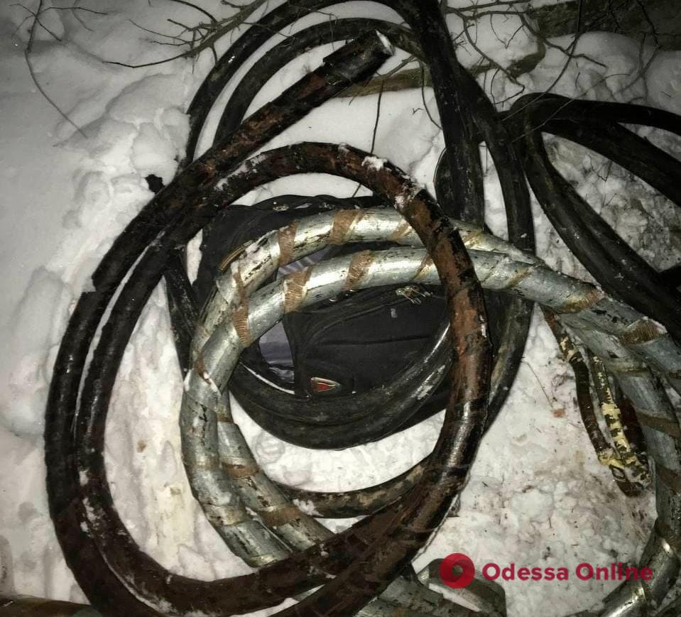 В Одессе задержали кабельного вора, повредившего трансформатор