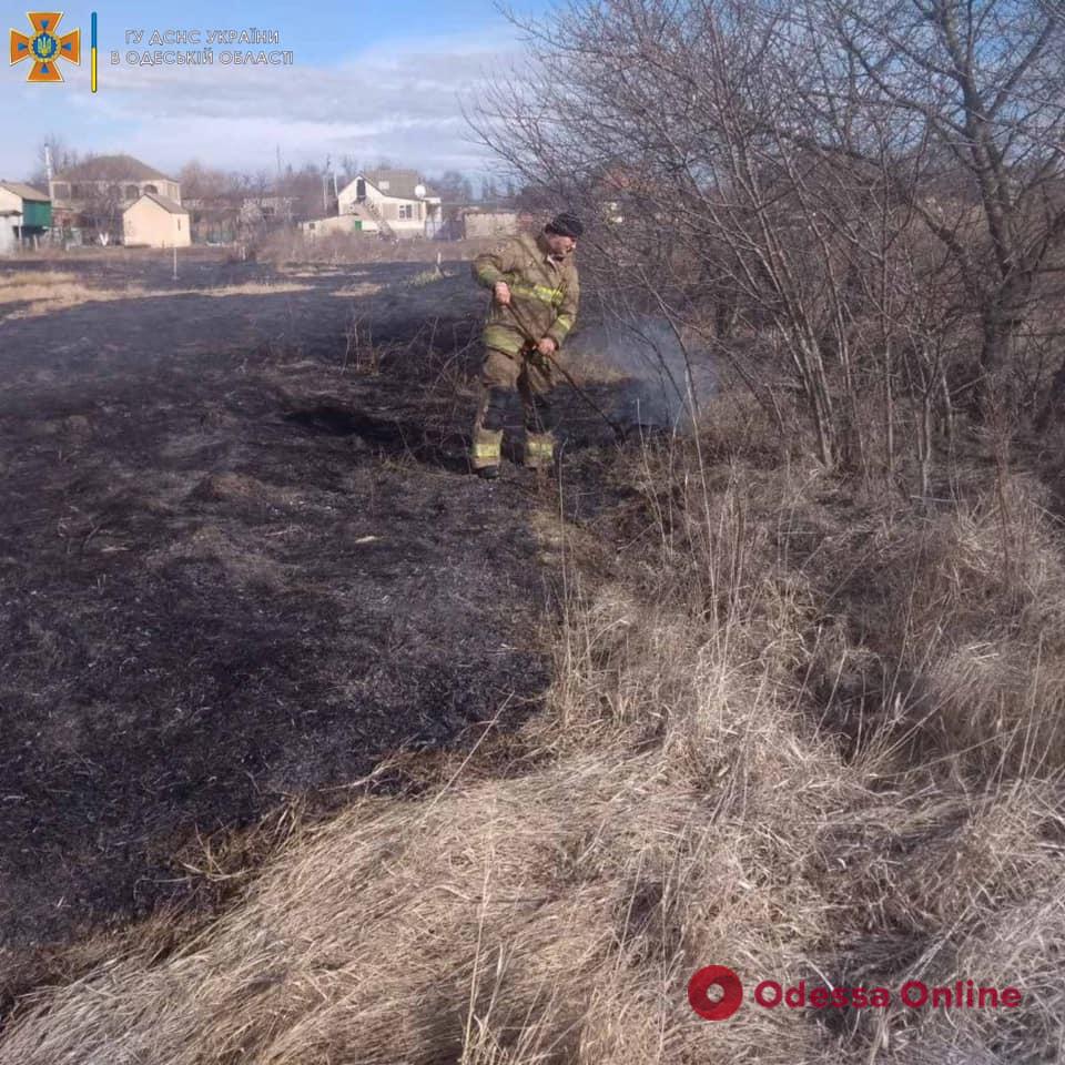 В Одесской области произошло два пожара на открытой местности