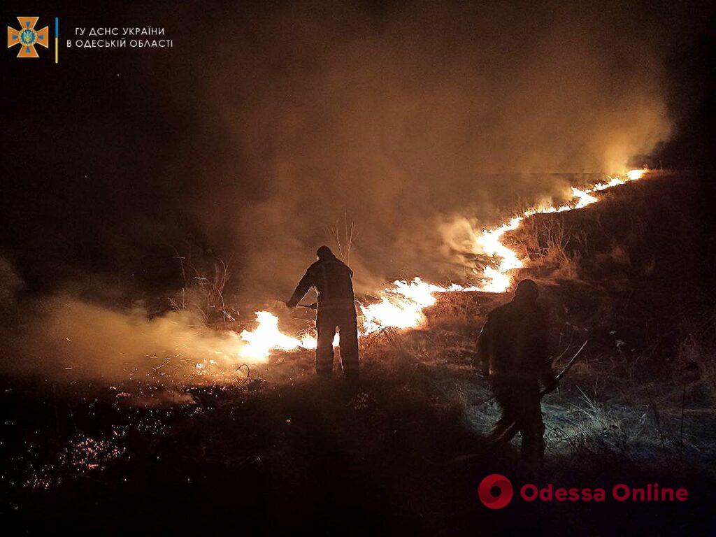 В Одесской области выгорело полтора гектара сухой травы