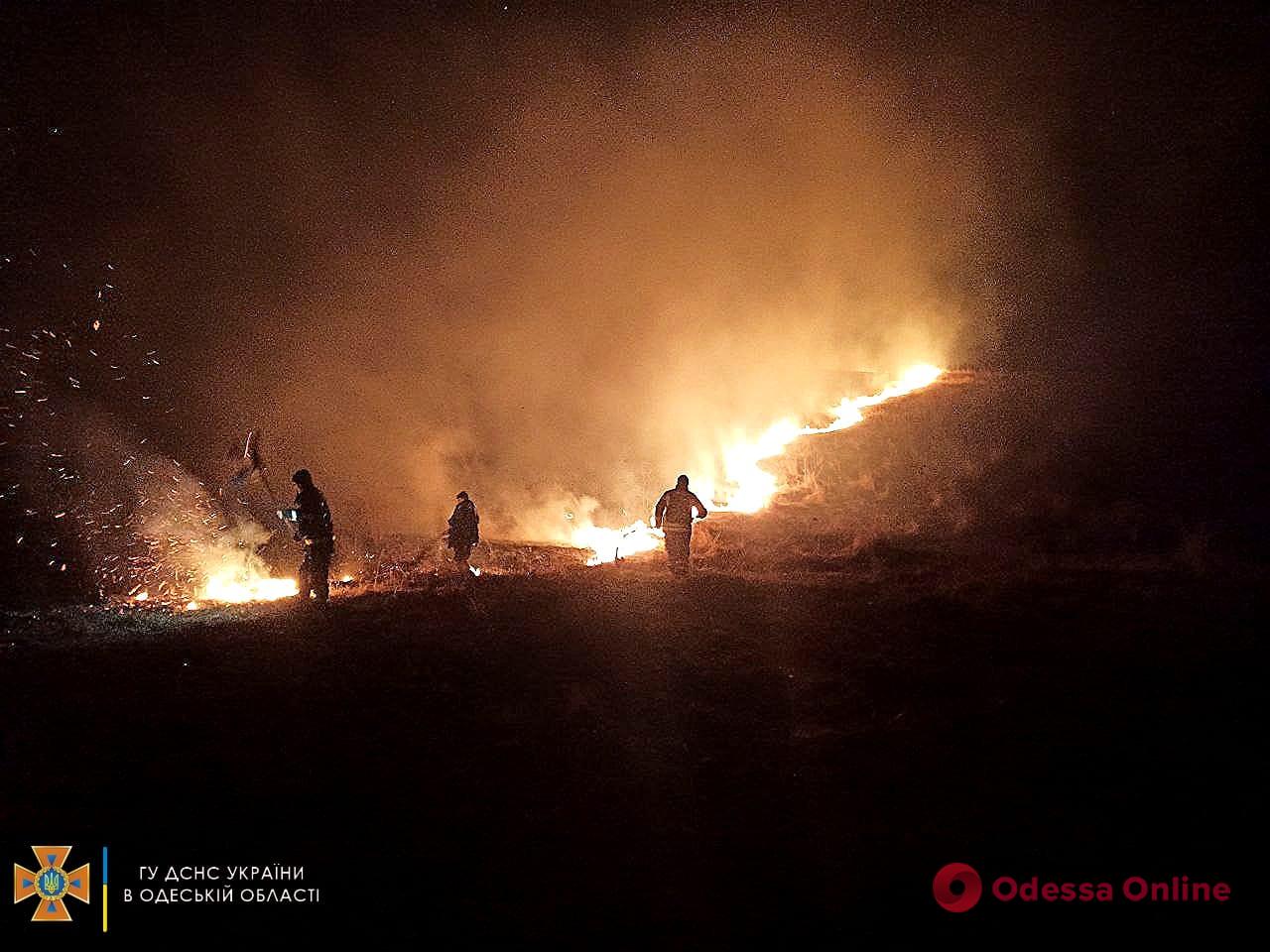 В Одесской области выгорело полтора гектара сухой травы