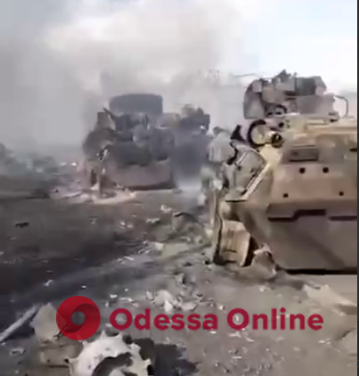 Украинская артиллерия полностью уничтожила  вражескую «группу V» под Киевом (видео 18+)