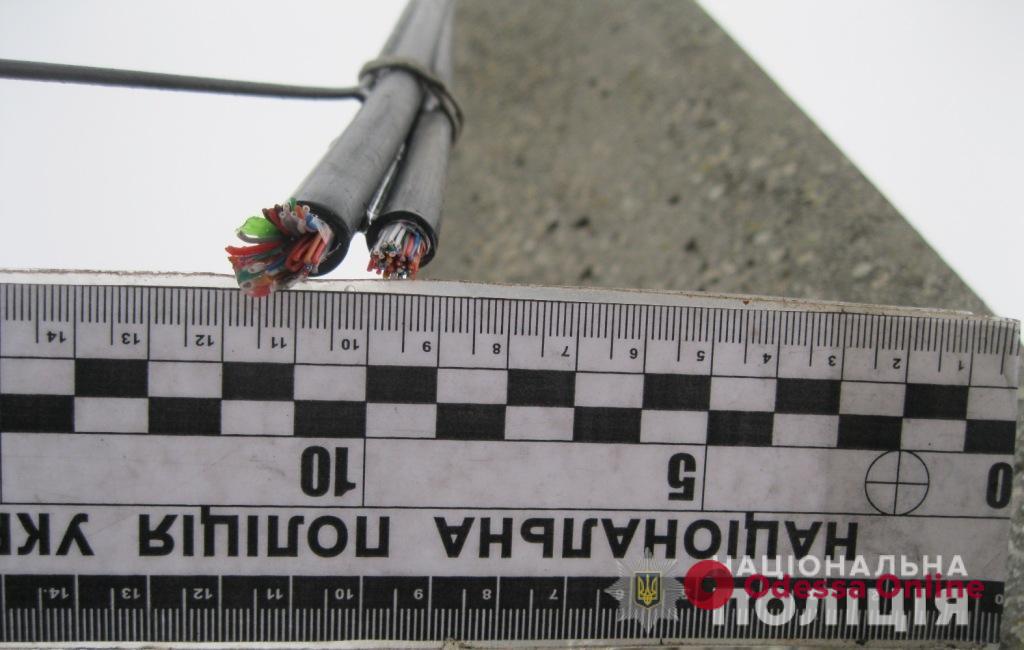 Сдавали на металлолом и продавали местным жителям: группу кабельных воров задержали в Белгород-Днестровском районе