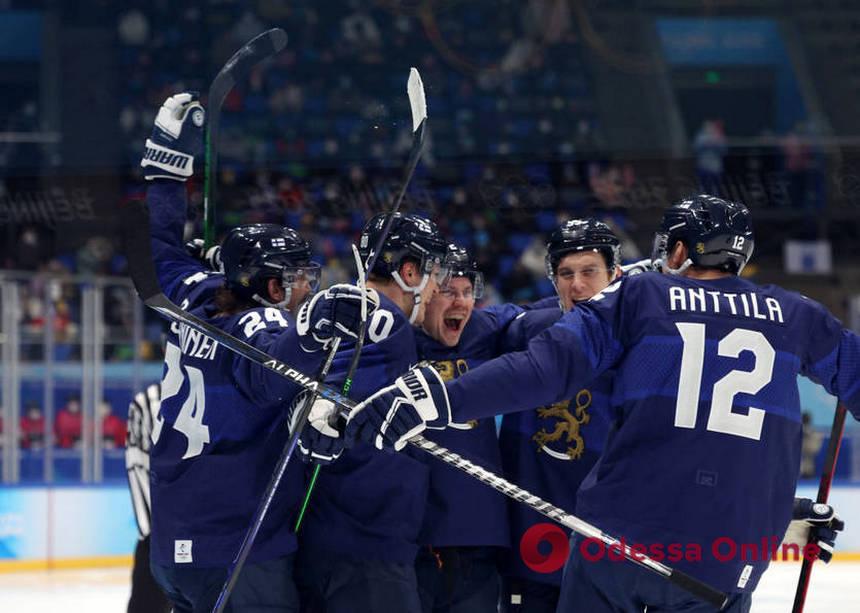 Хоккей: финны посвятили победу над россиянами в финале Олимпийских Игр Украине