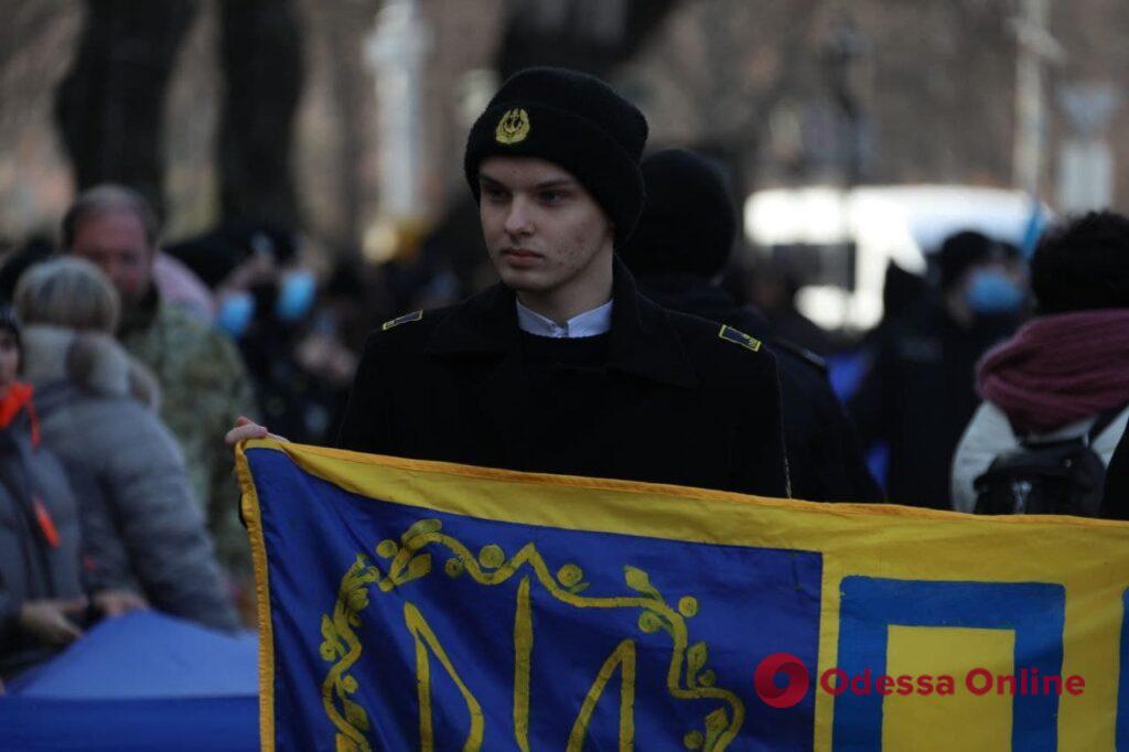 Сотни одесситов вышли на патриотический марш в День единения (фото, видео)