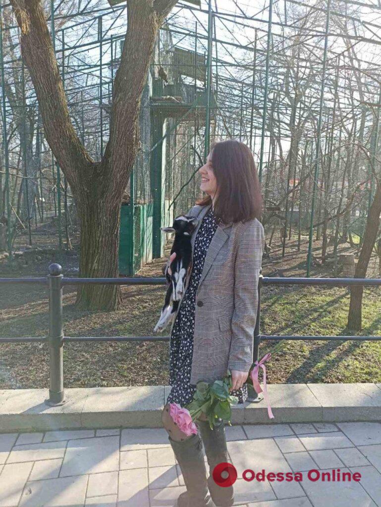 В Одесском зоопарке снимают клип к Международному женскому дню