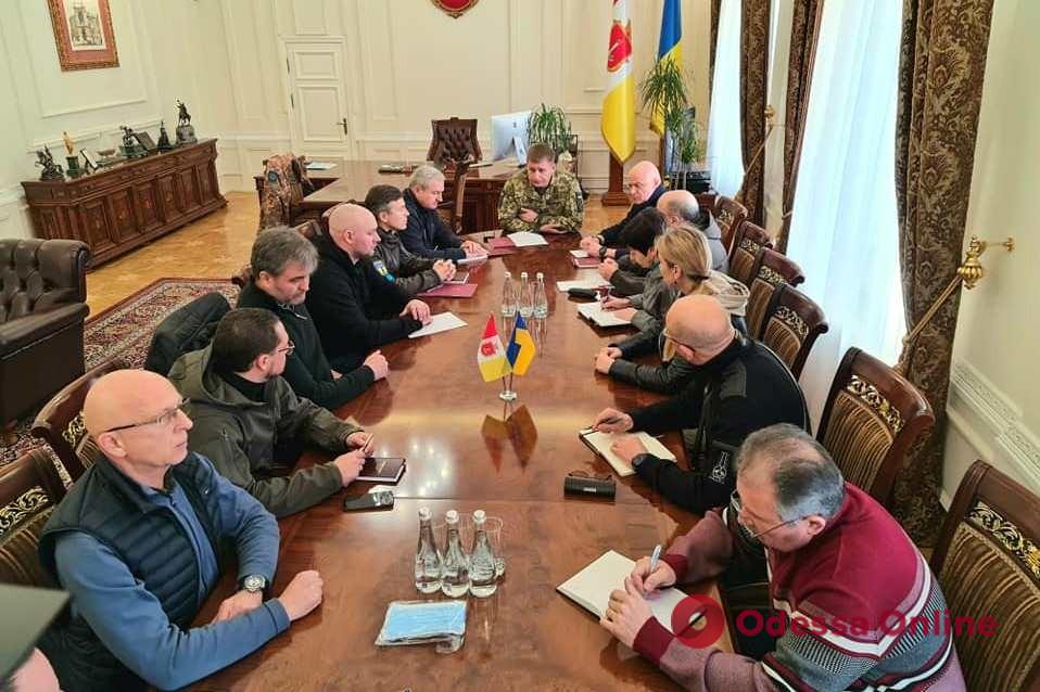 Руководители Одессы и области провели совещание по вопросам жизнеобеспечения города