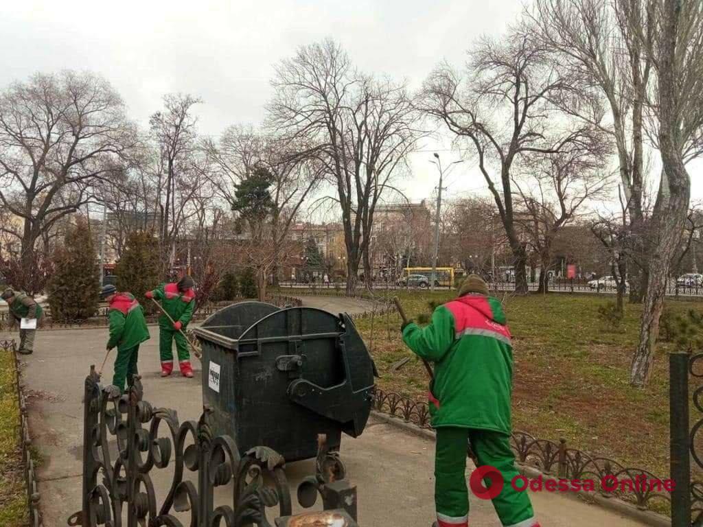 Одесские коммунальщики отмечают профессиональный праздник