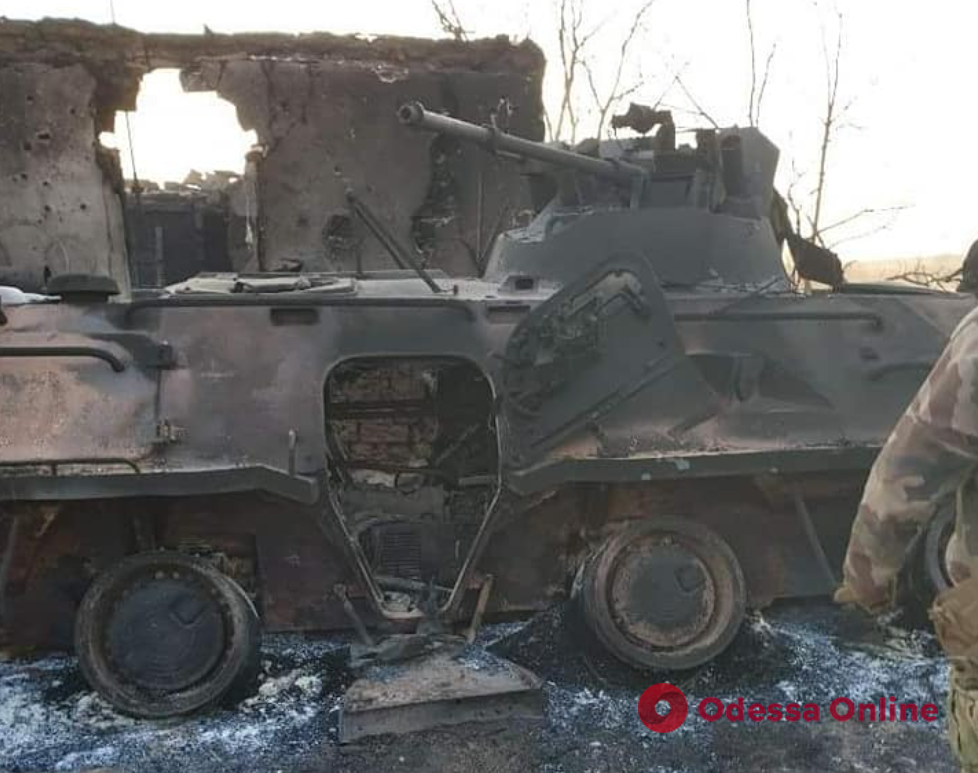 Украинские морпехи-разведчики уничтожили очередную партию техники российских оккупантов