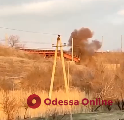В Одесской области взорвали мост, соединявший регион с Приднестровьем