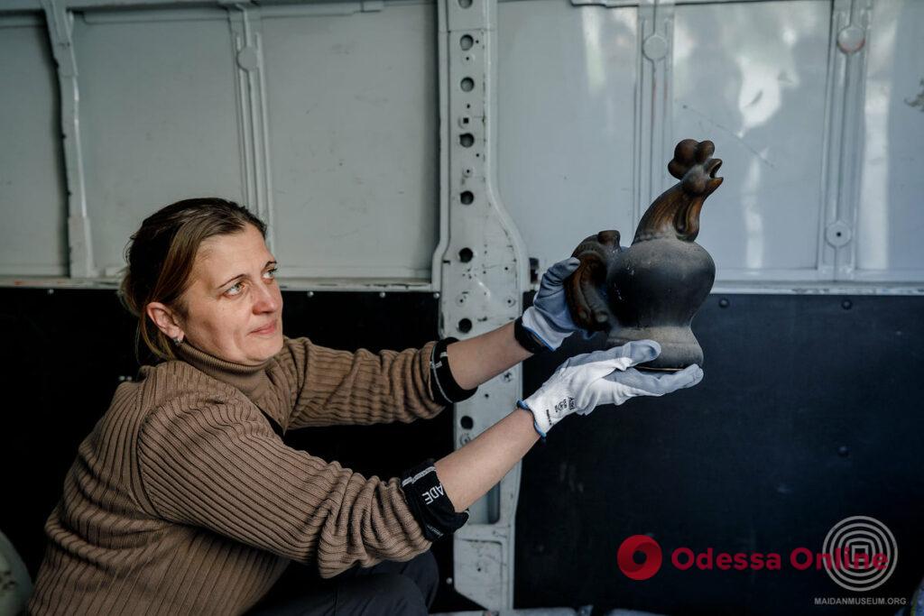 Кухонный шкаф и керамический петух из Бородянки стали музейными экспонатами