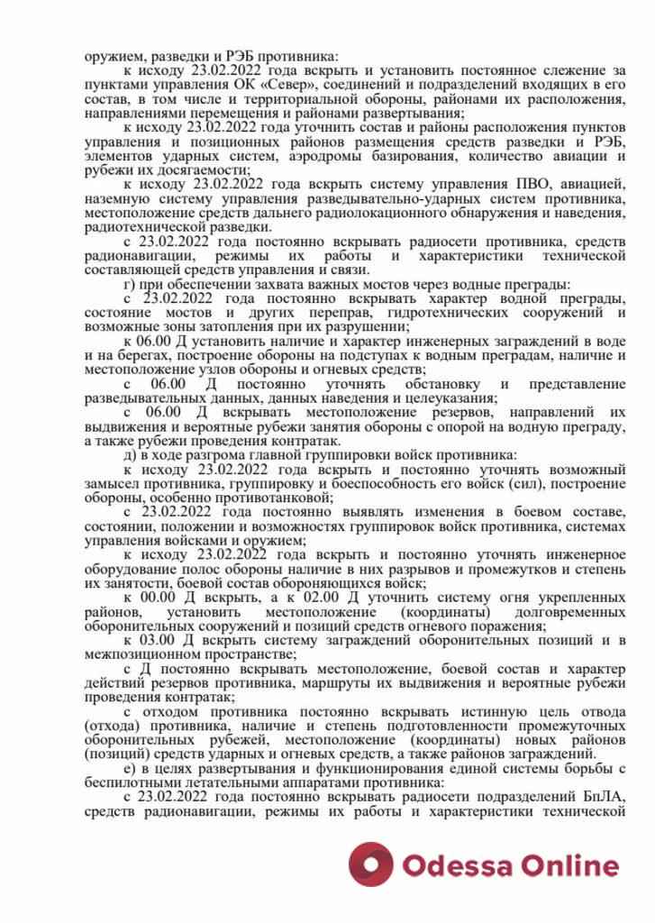 Украинская разведка опубликовала секретные российские документы по захвату Киева