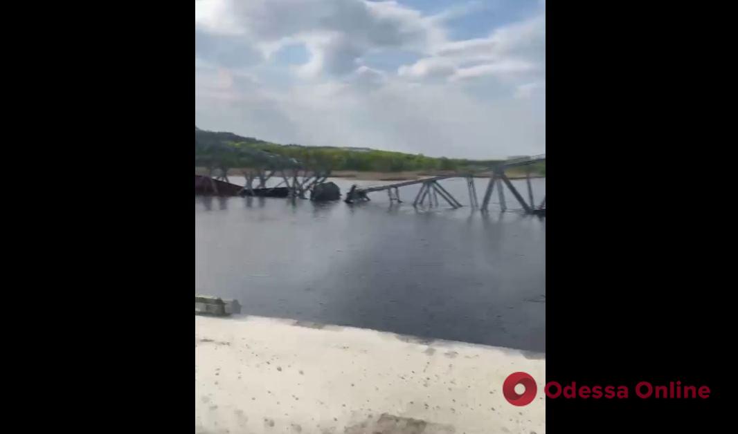 В Донецкой области защитники взорвали железнодорожный мост вместе с составом оккупантов