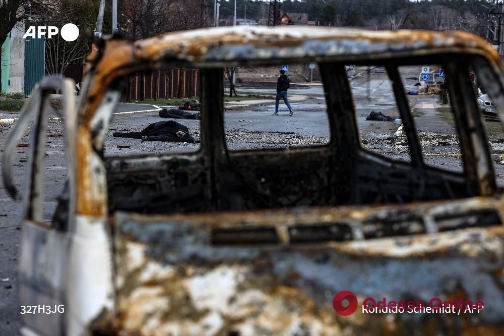 В Буче нашли братскую могилу, где похоронены 280 человек, на улицах лежат тела убитых