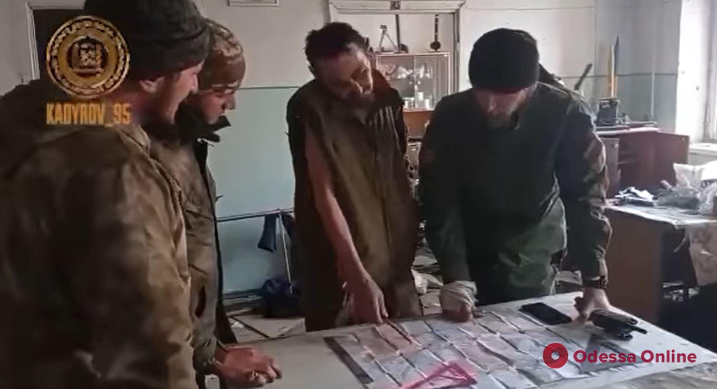 Недоделанные тиктокеры: кадыровцы сняли ролик, где «пленного украинского военного» играет пьяный бомж (видео)