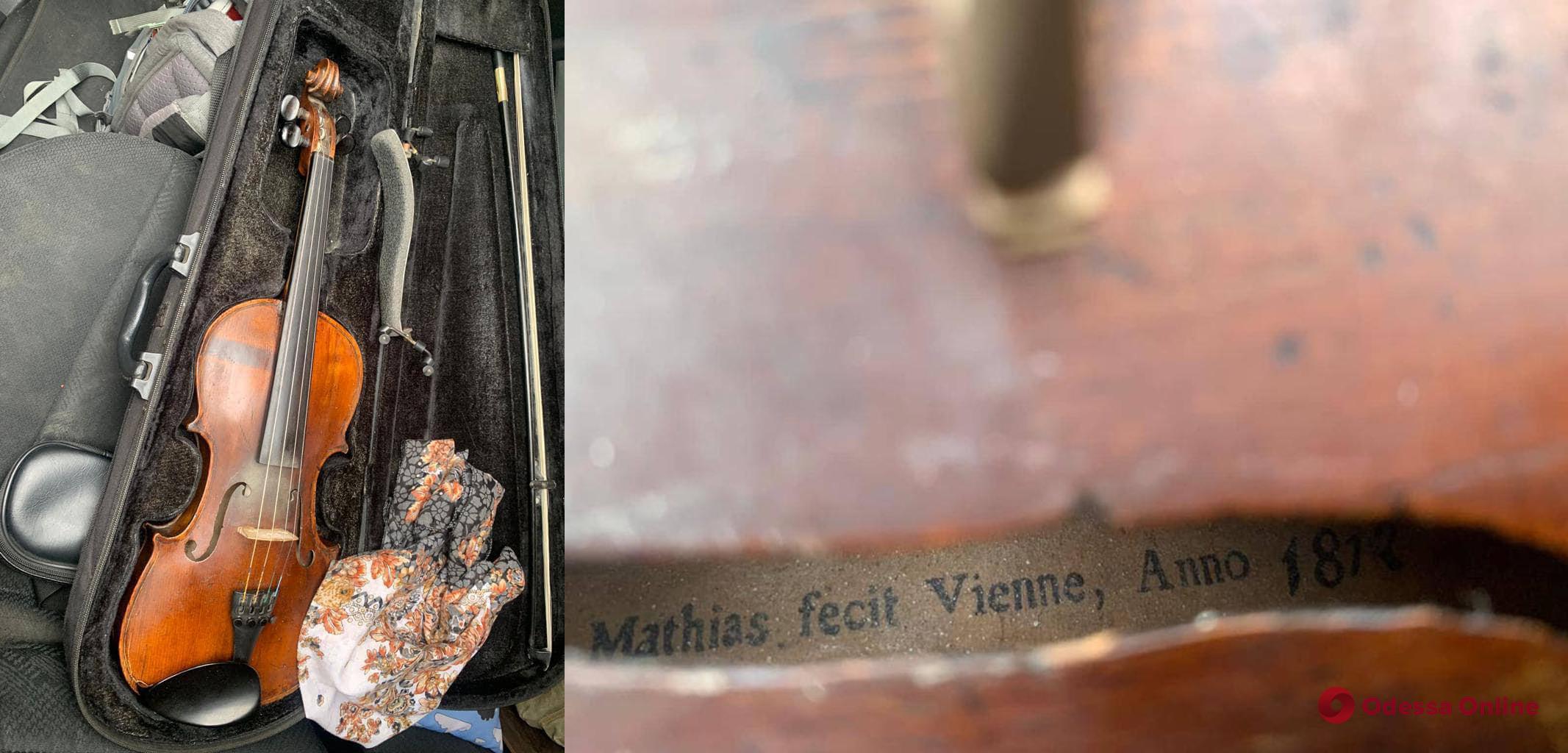 Одесские таможенники не дали вывезти из Украины старинную скрипку