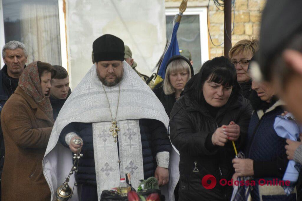 Под Одессой простились с погибшим защитником Мариуполя