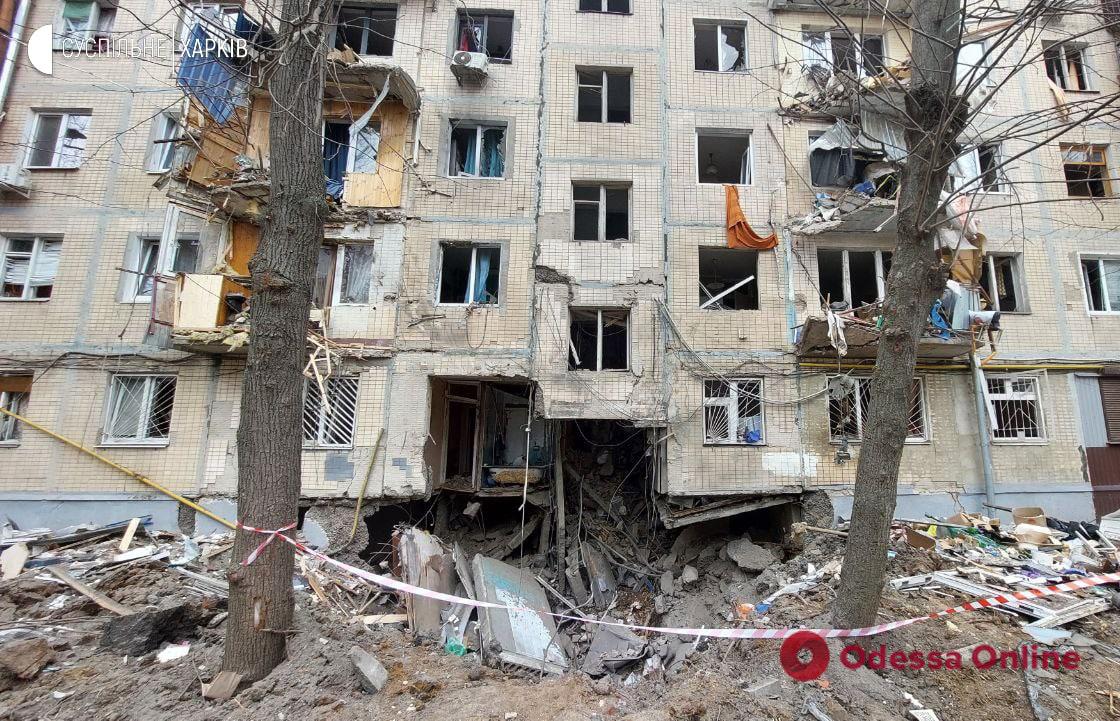 Российские оккупанты разрушили 1617 многоэтажных жилых домов в Харькове