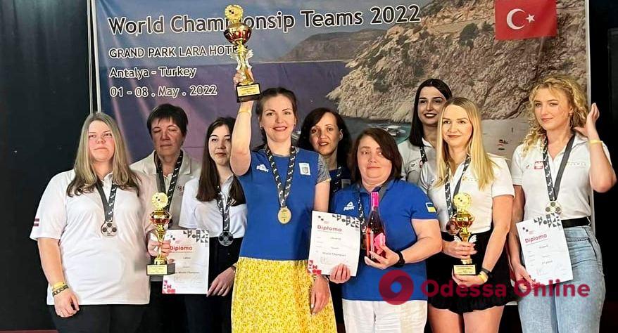 Титулованная одесситка завоевала «золото» и «серебро» командного чемпионата мира по международным шашкам