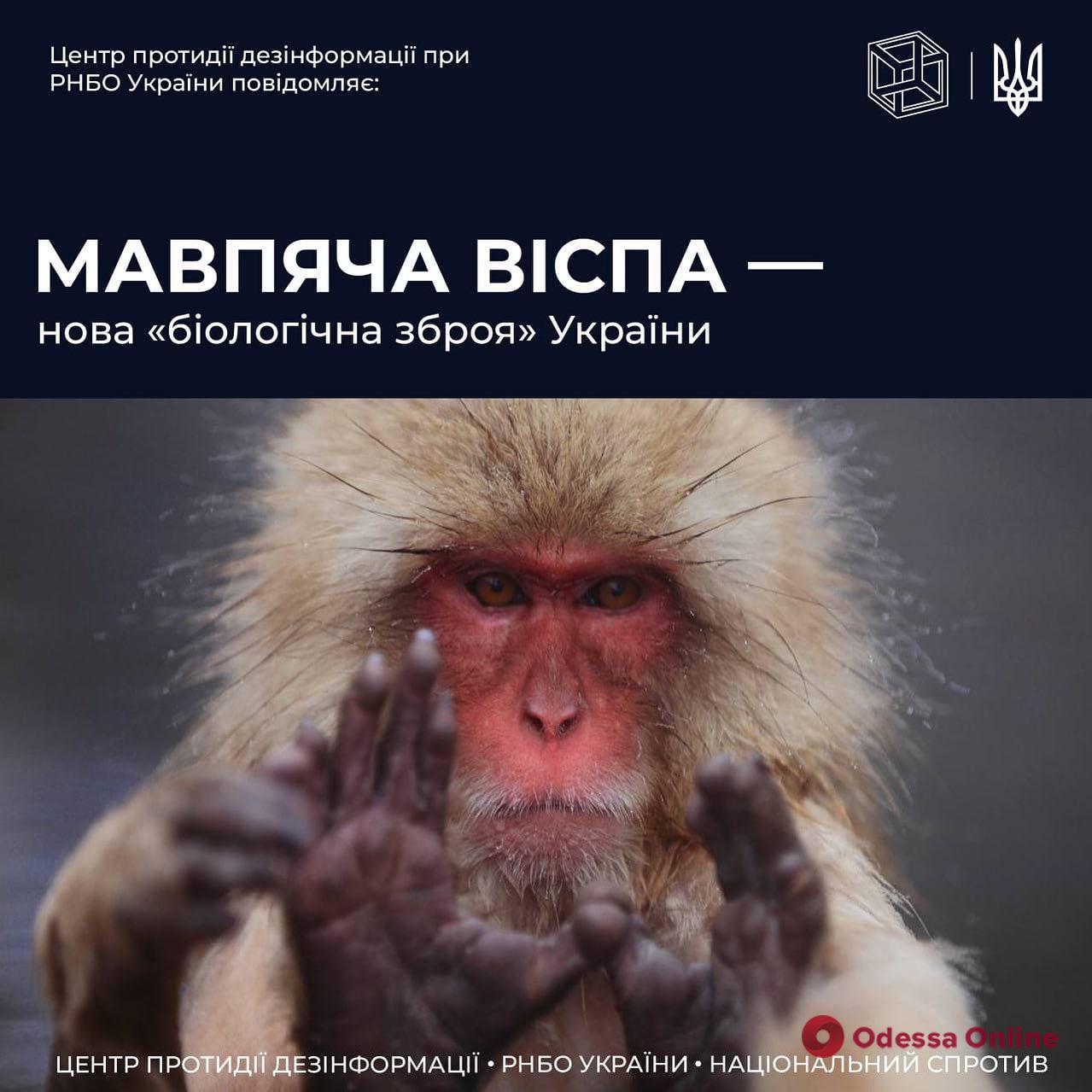 «Оспа обезьян пошла из украинских биолабораторий»: новый фейк от российских пропагандистов