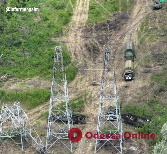Оккупанты потеряли более 70 единиц техники во время неудачной переправы через Северский Донец (фото)
