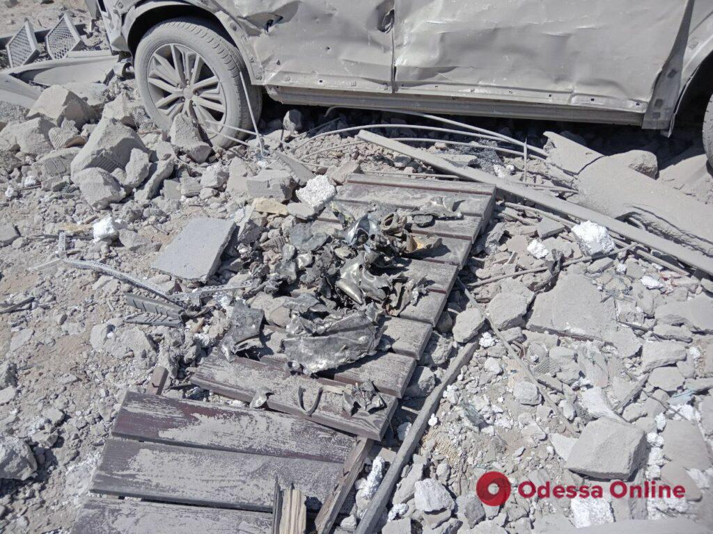 Последствия утреннего ракетного обстрела Одесской области (фото)