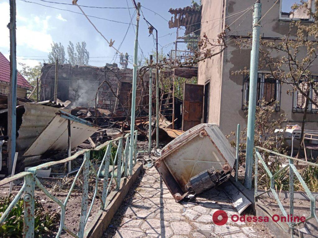 Последствия утреннего ракетного обстрела Одесской области (фото)