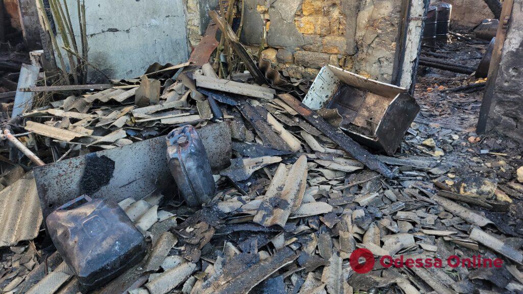 Последствия утреннего ракетного удара по Одесской области (фото)