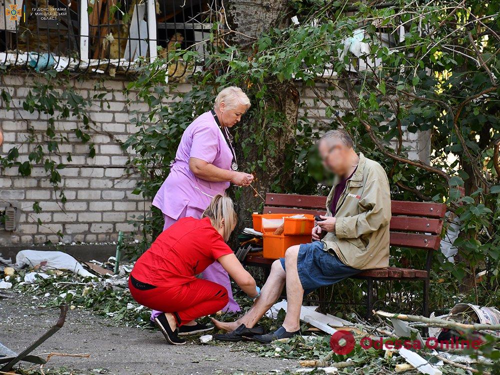 Ракетный удар по Николаеву: повреждено пять домов, один человек погиб, 19 пострадали