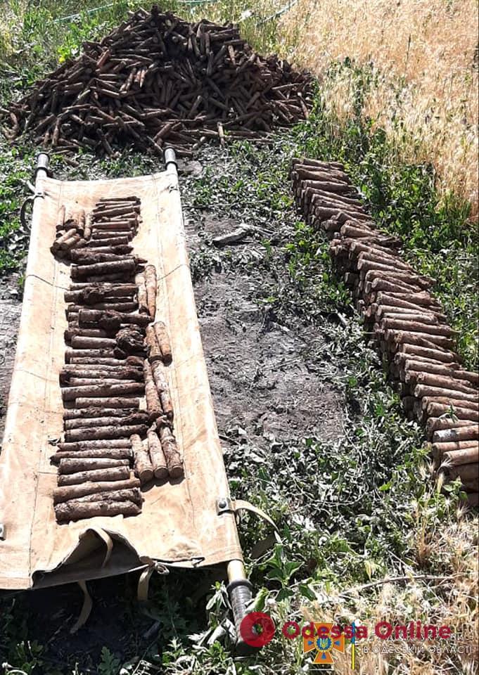 В Одесской области при расчистке колодца нашли почти восемь тысяч боеприпасов времен Второй мировой войны