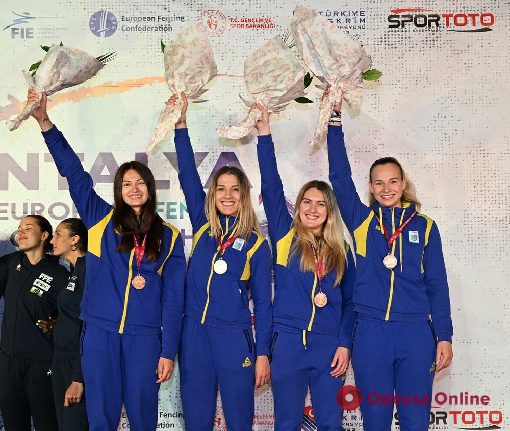 Одесситка в свой день рождения завоевала медаль чемпионата Европы по фехтованию