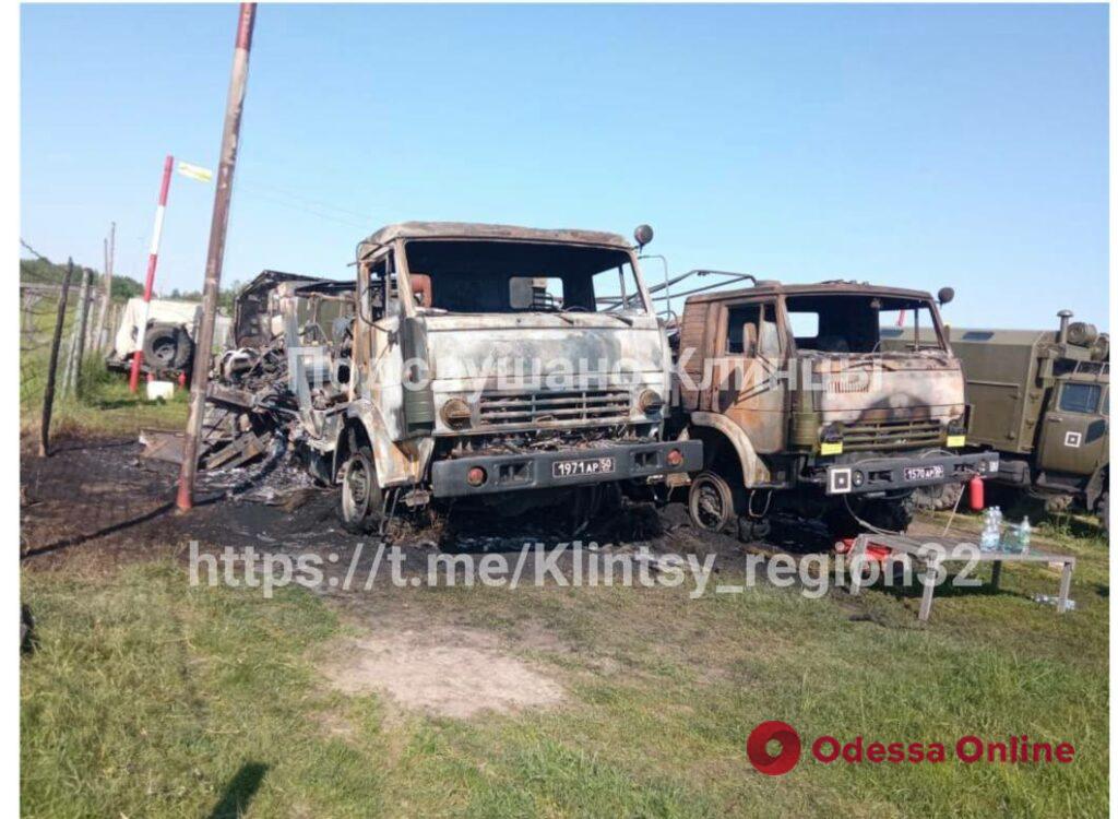 Утренние взрывы в Брянской области: уничтожена военная техника рашистов (фото)