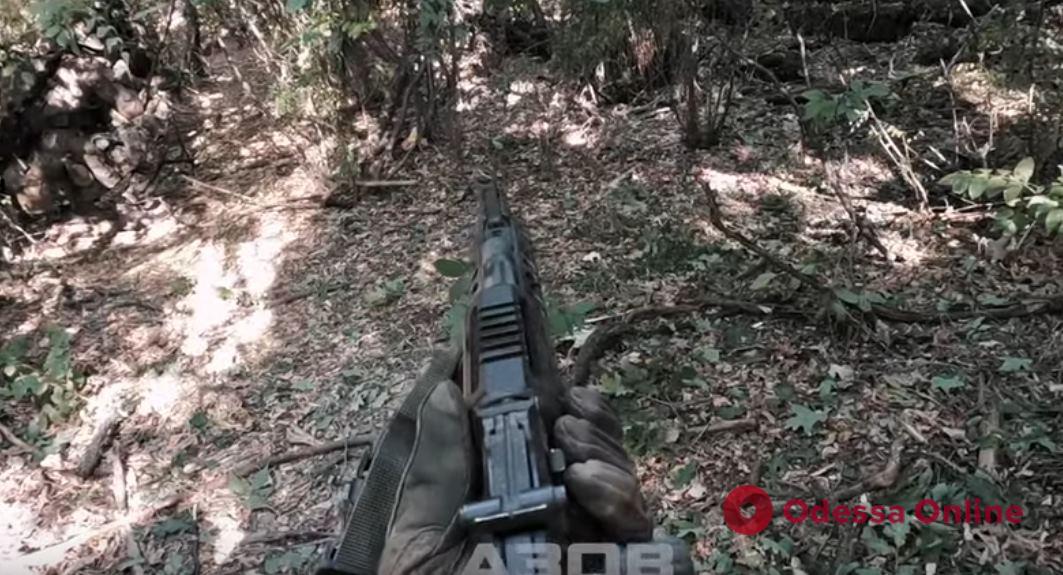 «Азов» показав відео успішного стрілецького бою з окупантами у лісосмузі