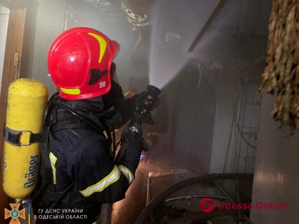 Пожар на Преображенской: в ресторане загорелась кухонная вытяжка (фото, видео)