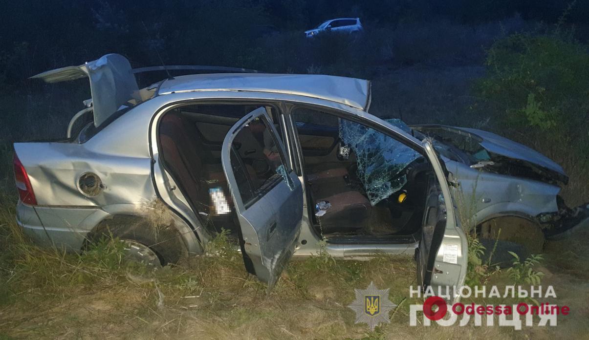 В Одесской области автомобиль вылетел в кювет: двое пострадавших