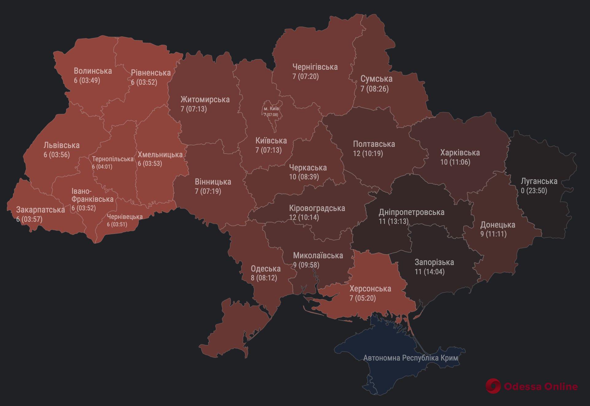 У День Незалежності в Україні була оголошена рекордна кількість тривог