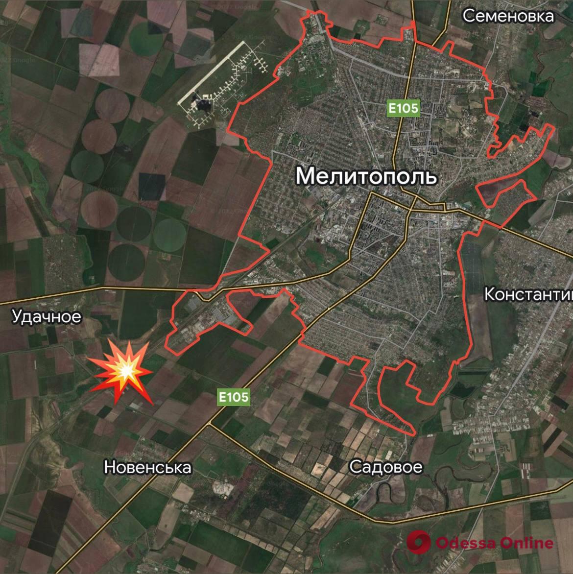 Українські партизани пошкодили залізничний міст під Мелітополем