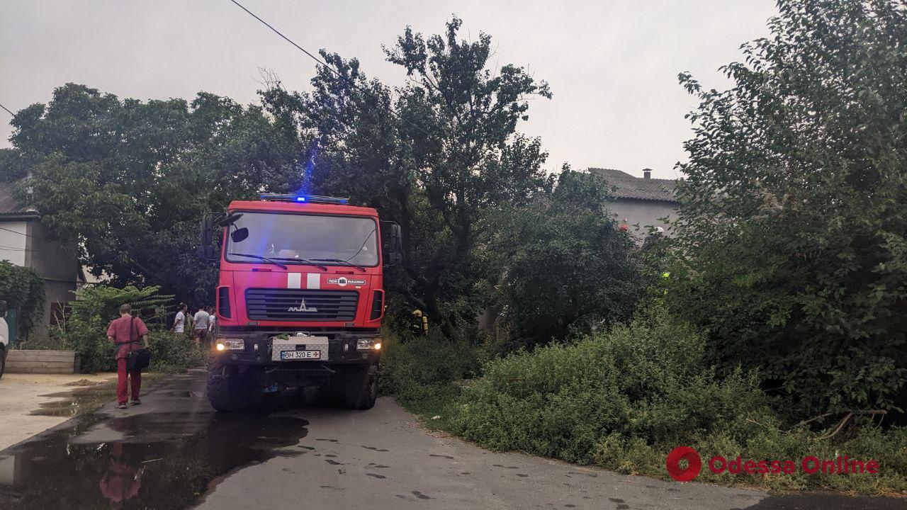 В Одессе при пожаре погибла женщина