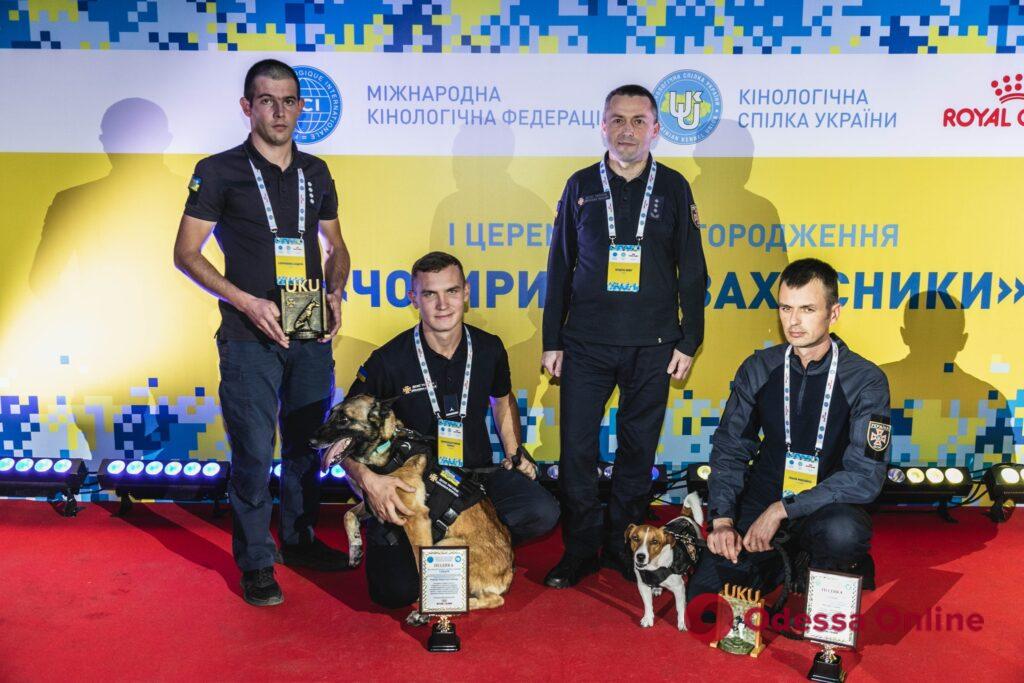 В Киеве прошла первая церемония награждения служебных собак
