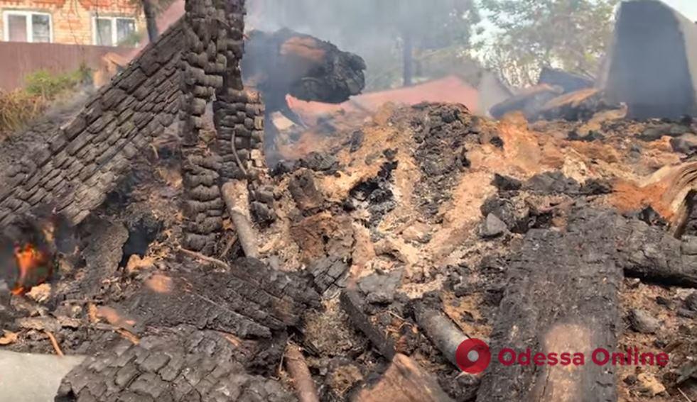 Оккупанты сожгли 16 частных домов в селе на Харьковщине (видео)