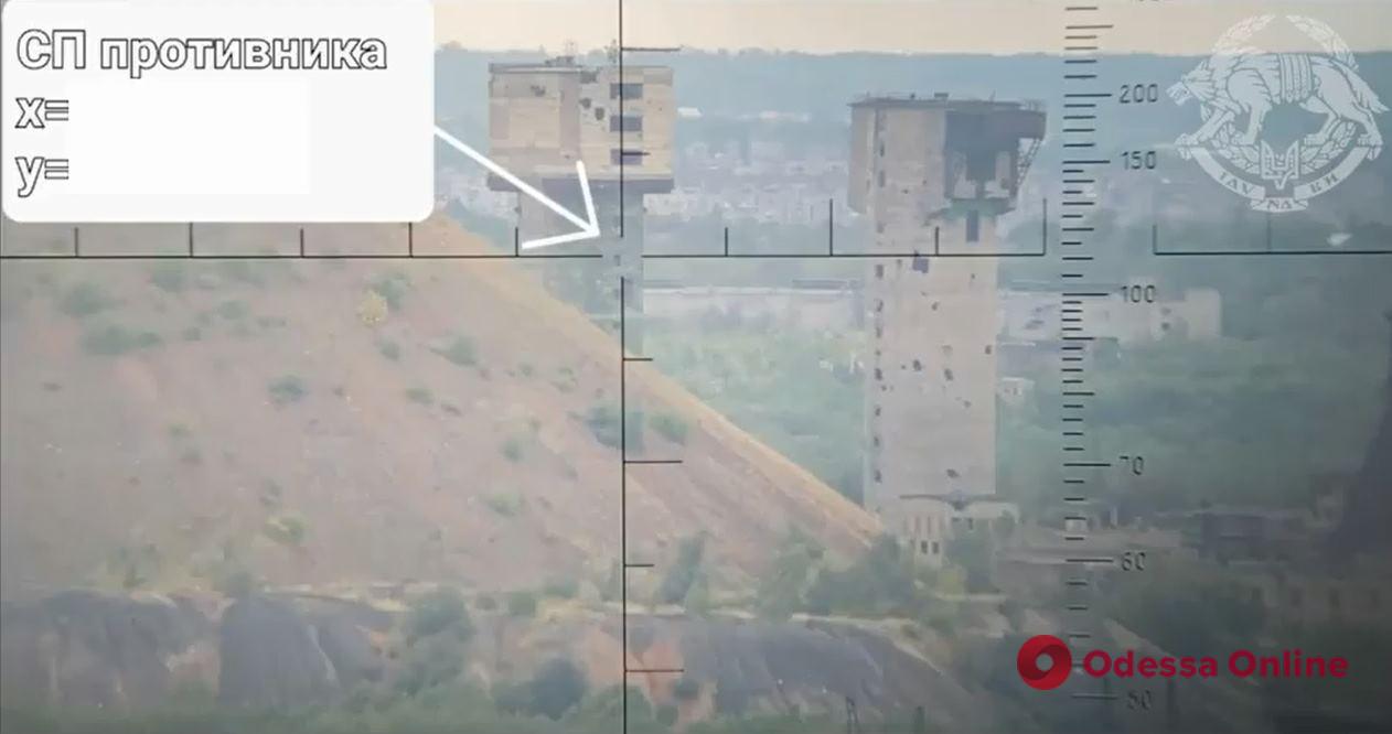 Українські захисники на одному з напрямків знищили спостережний пункт окупантів (відео)