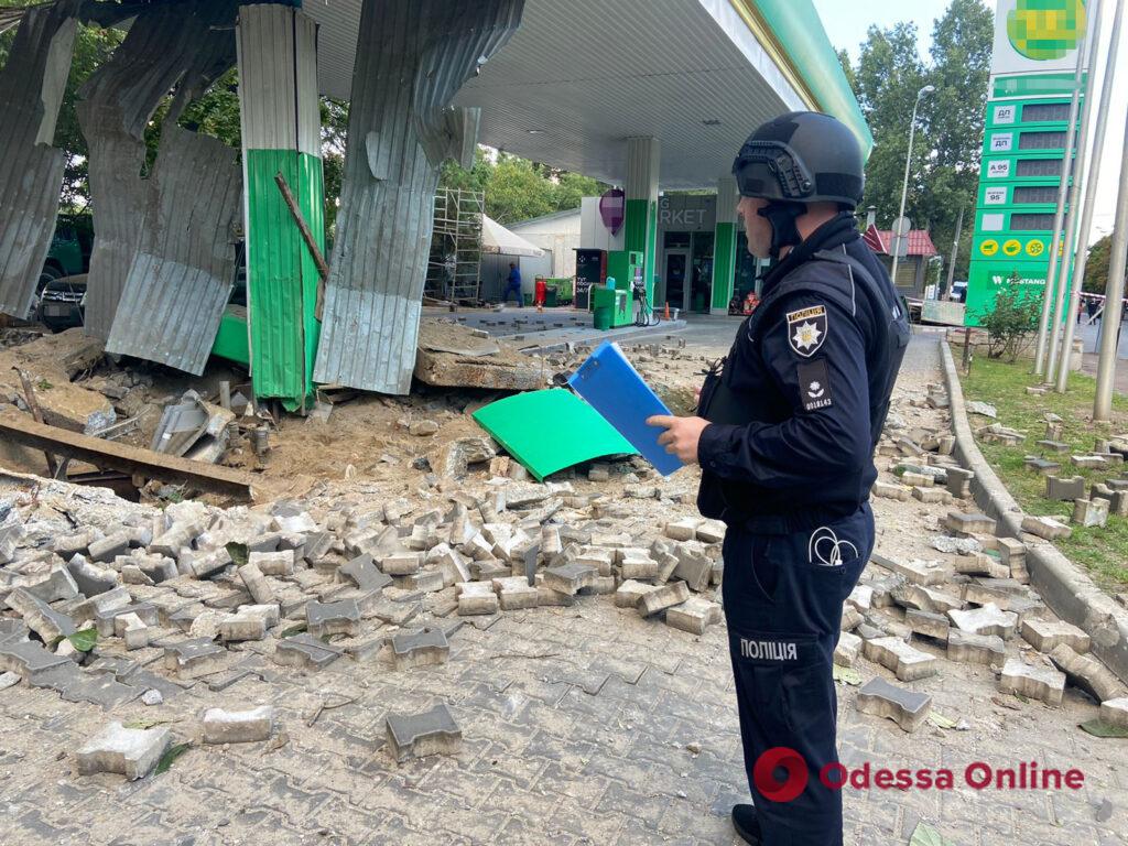 В полиции рассказали подробности взрыва на АЗС в Одессе